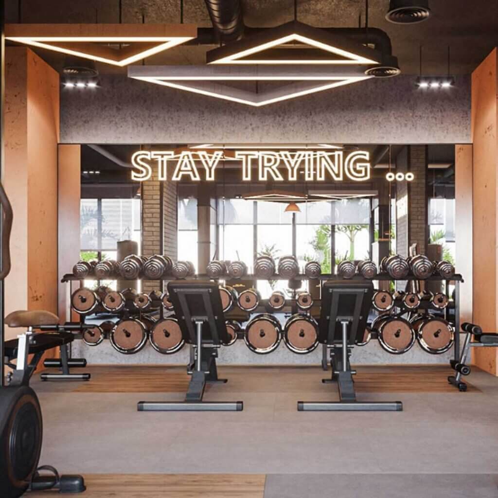 gym fitout dubai